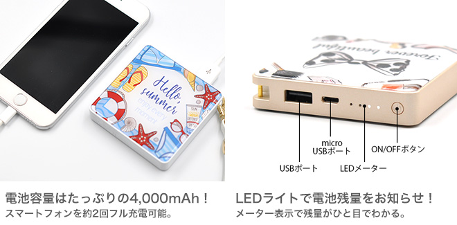 電池容量はたっぷりの4,000mAh