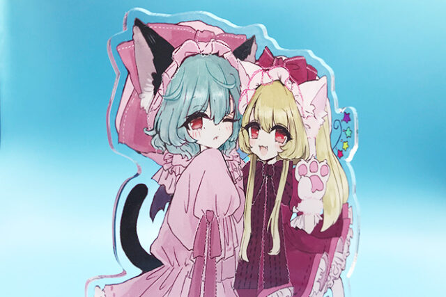 萌えたっぷり！ねこ耳少女アクリルスタンド