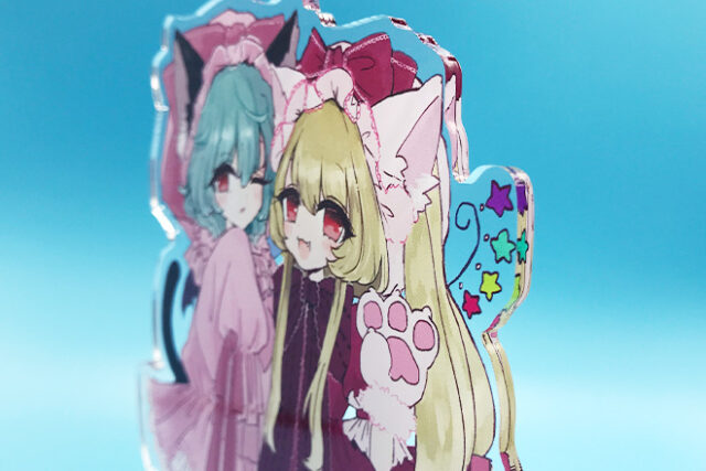 萌えたっぷり！ねこ耳少女アクリルスタンド