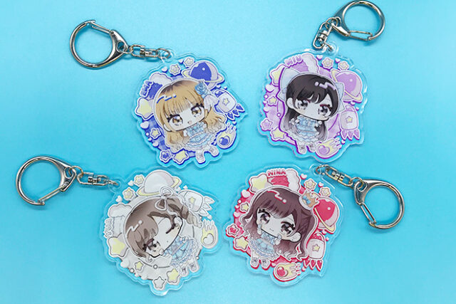 個性全開！8人のちびキャラが彩るアクリルキーホルダー