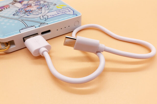 充電したい!を誘うイラスト入りのモバイルバッテリー(USB Type-C)