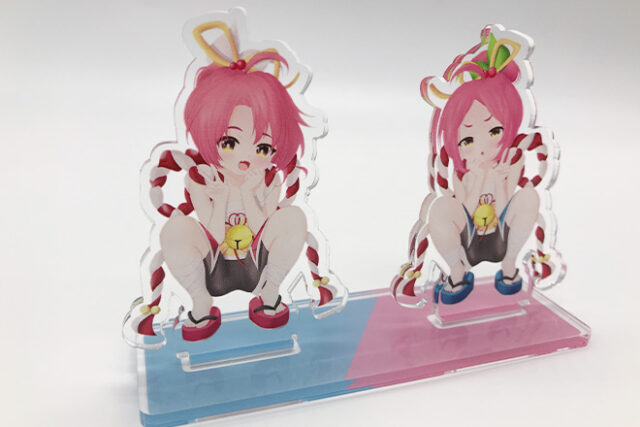 表情豊かな二人組が魅力のアクリルスタンド（プレートタイプ）