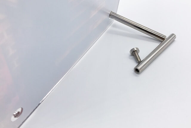 ちょうちんが照らす街と少女を描いたアクリルパネル