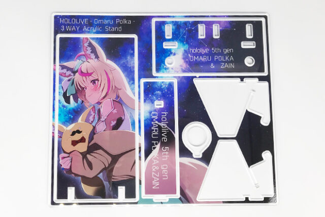 壮大な銀河に横顔の女性がたたずむ3wayアクスタ