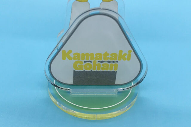 和装少女とおにぎりのアクリルスタンド（プレートタイプ）