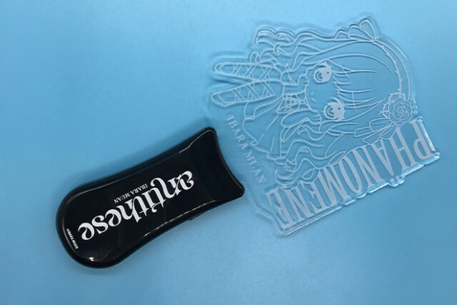 ロングヘアキャラと大文字で魅せるペンライト