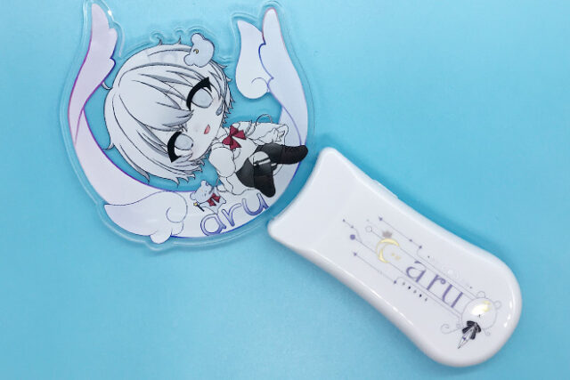 ふんわり白羽に腰かける癒しのペンライト（オリジナル型）