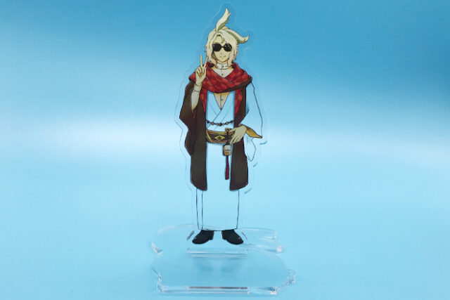 透明感をいかしたおしゃれな着物姿のアクリルスタンド