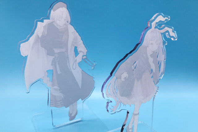 謎めいた表情が魅力的なキャラクターアクリルスタンド