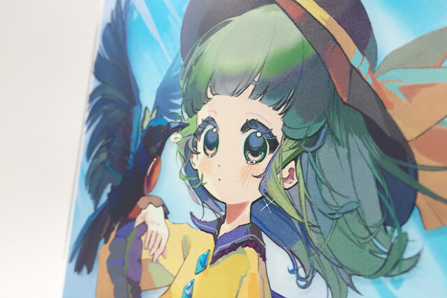 美しいキャラクターと鳥を描いた両面印刷アクリルパネルル
