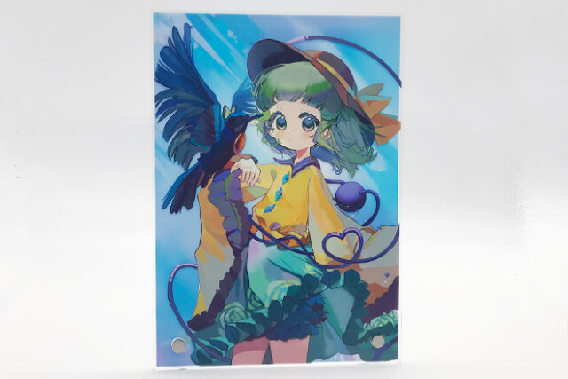美しいキャラクターと鳥を描いた両面印刷アクリルパネル